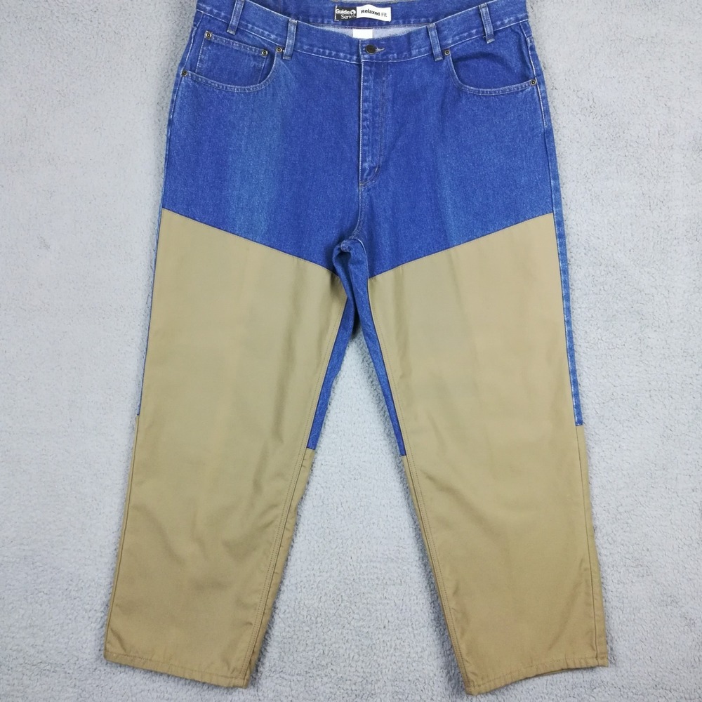 Guide Series Mens Jeans Relaxed Fit Brush Briar Guard Blue Denim Medium 36x30